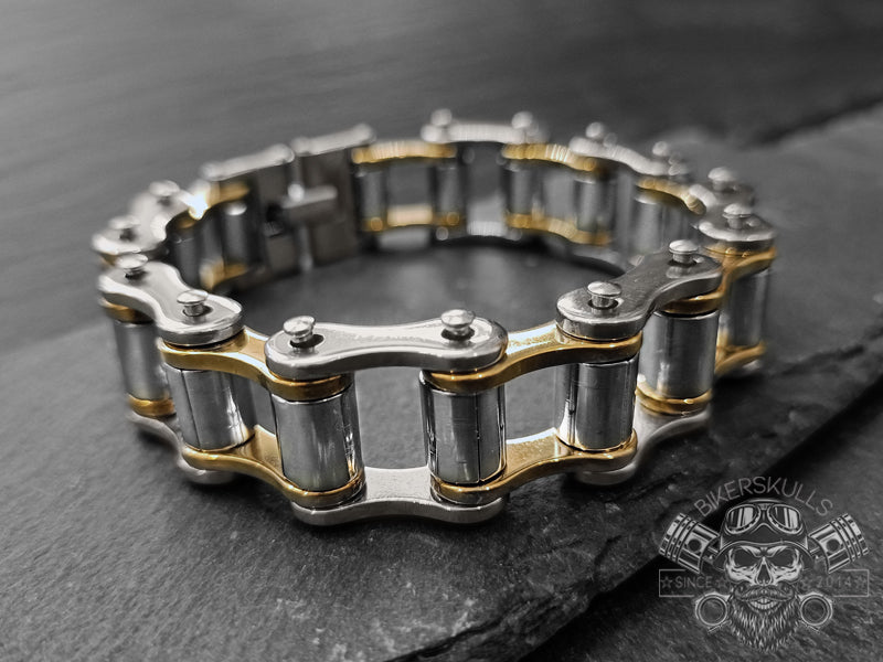 Bracciale Bike chain Oviraptor catena di bicicletta in acciaio