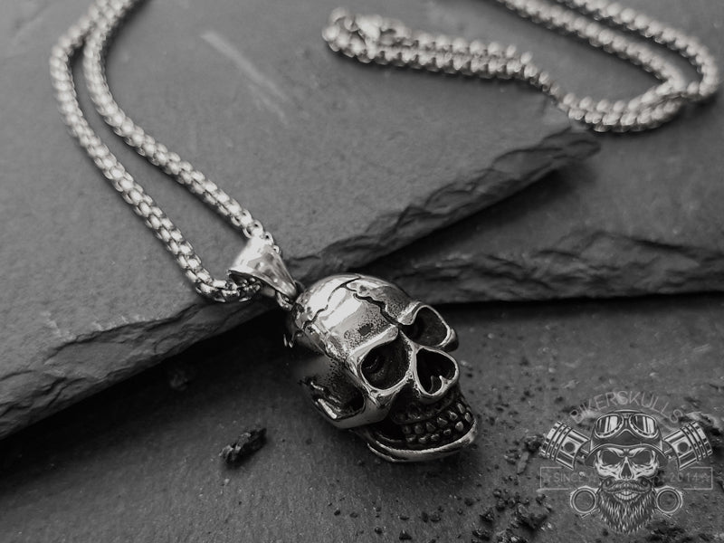 Gothic Skull stainless steel necklace