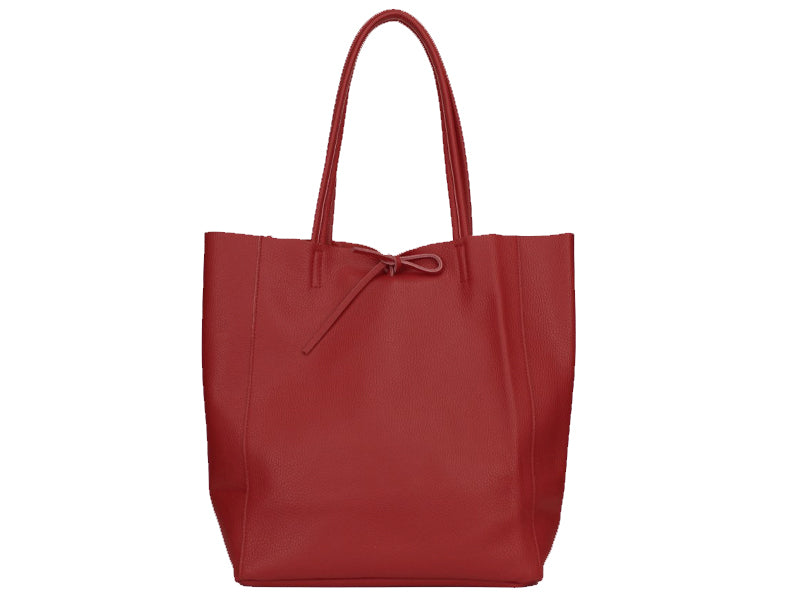Electra shopping bag in genuine leather 
