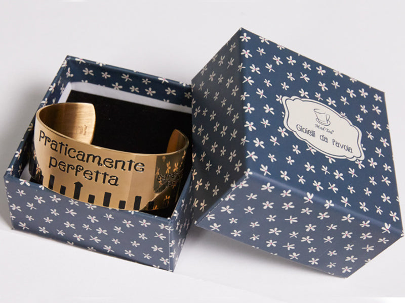 Confezione regalo bracciale rigido metro di mary poppins by Mad Tea