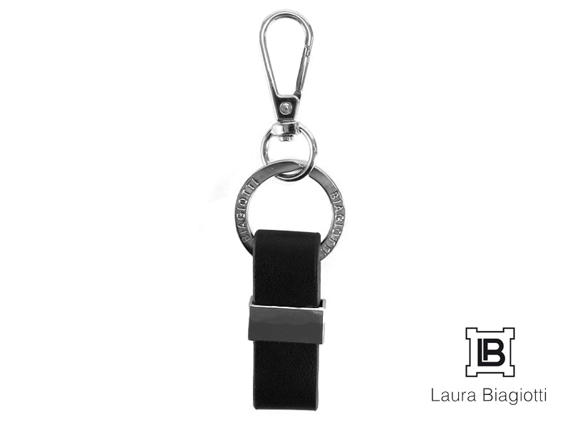 Laura Biagiotti men's wallet and keychain gift set with box 