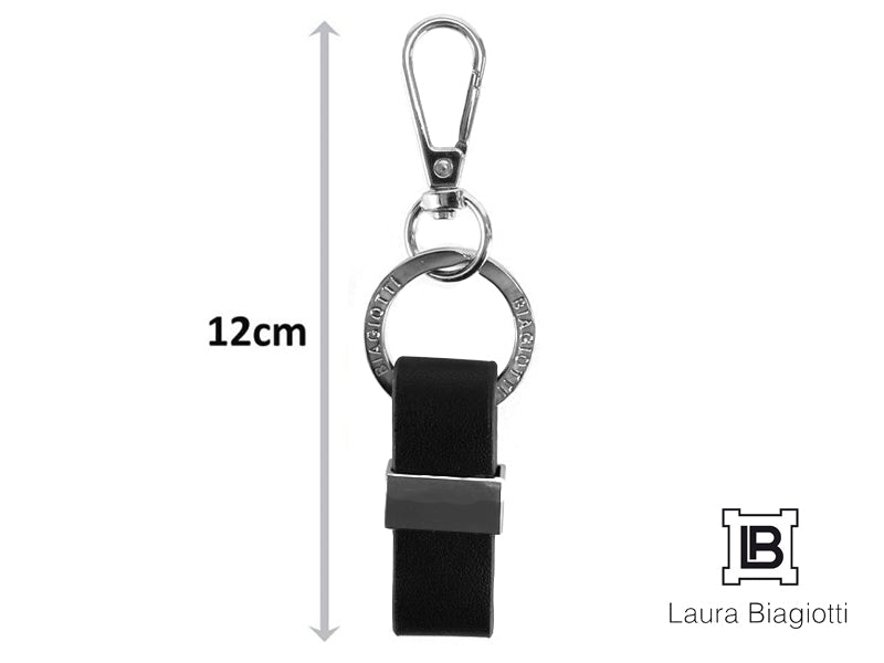 Laura Biagiotti men's wallet and keychain gift set with box 