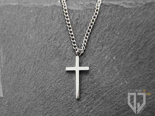 Devine Jewels stainless steel Cross necklace 