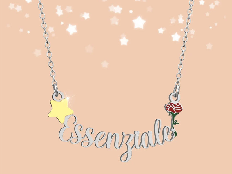 Collana "Essenziale" piccolo principe della collezione Mad Tea Collane da favola