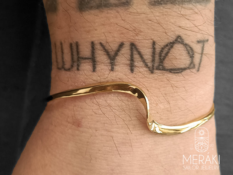 Whynot tattoo bracciale onda