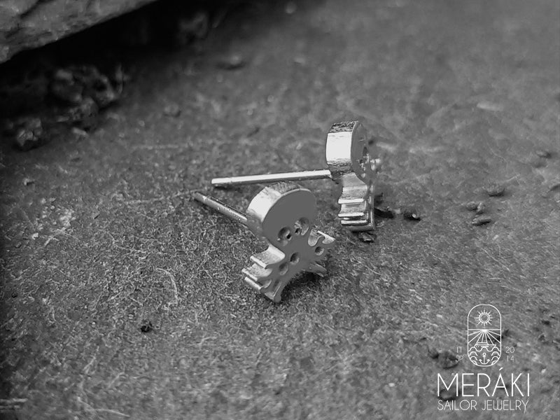 Orecchini marinari con piovra o polpetto