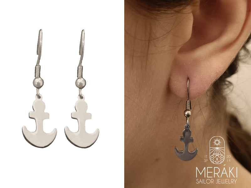 Orecchini Capitan Mary con ancore