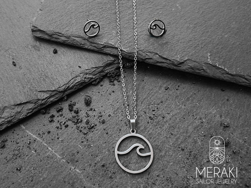 Parure Meraki sailor jewelry tema marinaro con onda