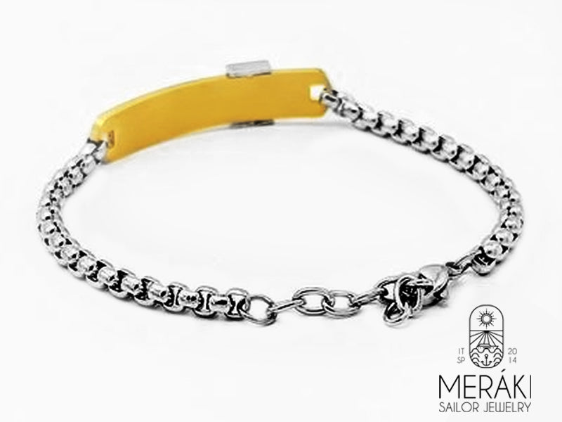 Meraki Sailor Jewelry Stainless steel anchor bracelet 