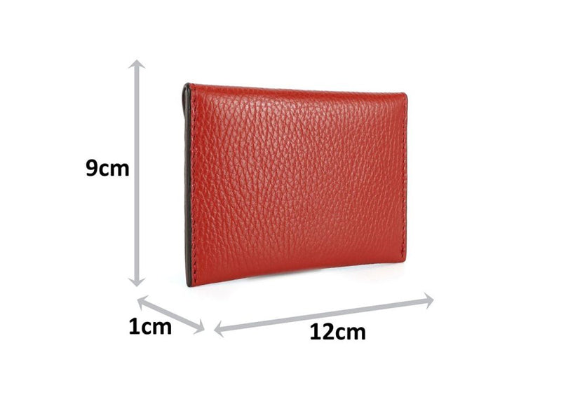 Origami women's wallet / card holder in genuine leather 