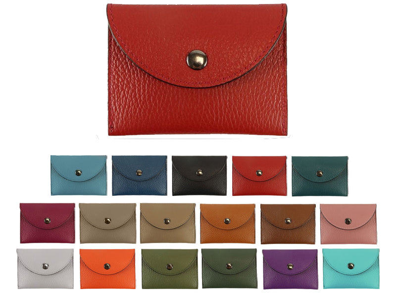 Origami women's wallet / card holder in genuine leather 