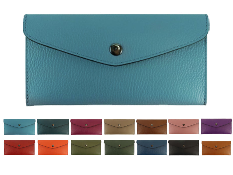 Wallet / Card Holder Origami letter envelope in genuine leather 