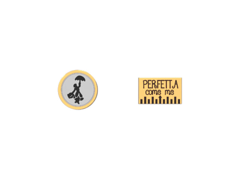 "Io sono perfetta!   È il mondo che è sbagliato!"  "Perfetta come me" sono i nuovi orecchini a lobo con la mitica Mary Poppins e il suo magico metro!  Indossandoli ti sentirai sempre perfetta come lei ❤️