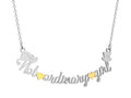 Collana da favola di Alice in Wonderland "Not ordinary girl"