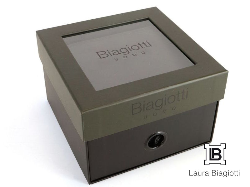 Laura Biagiotti men's wallet and belt gift set with box 